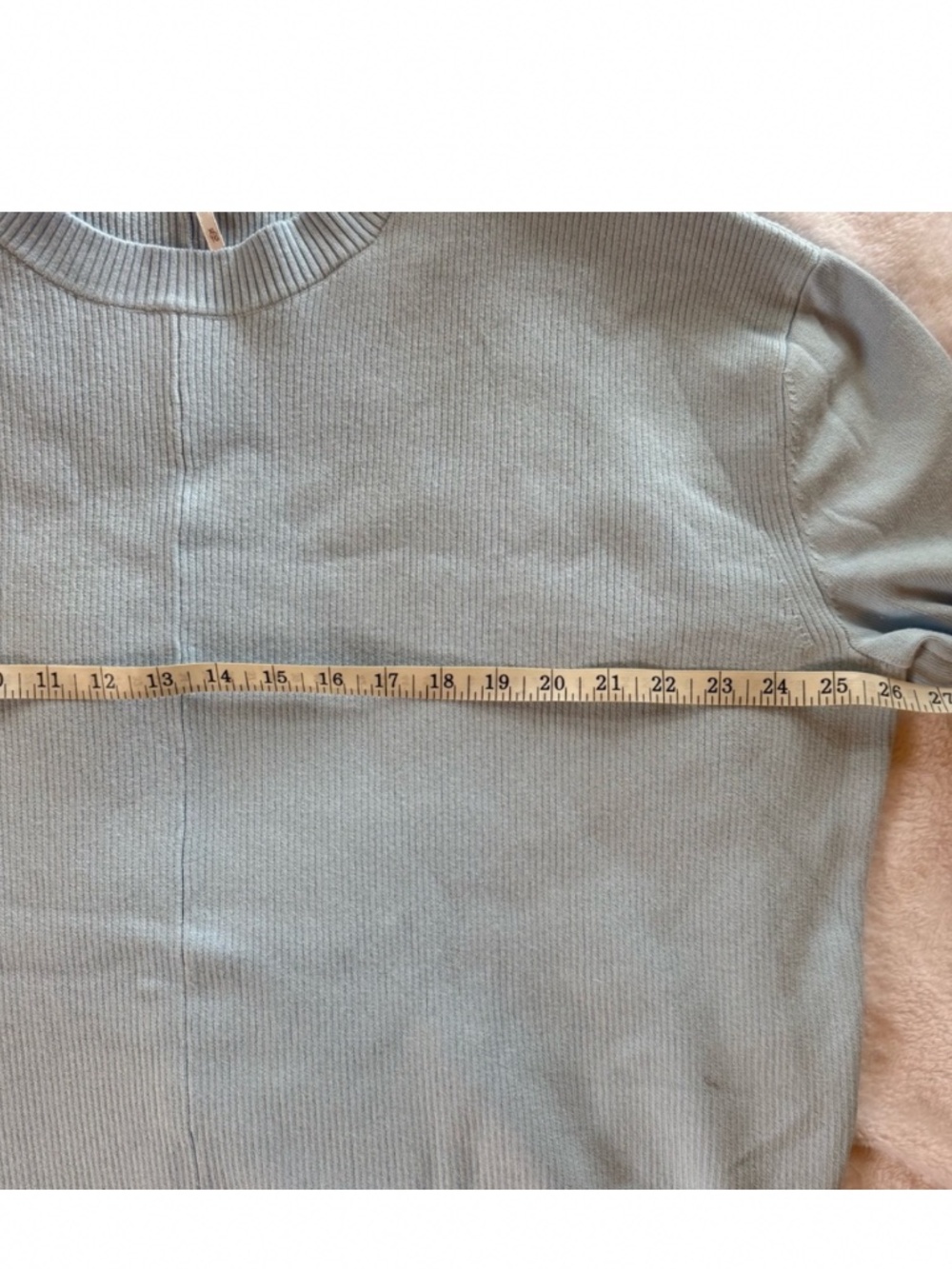 Free People Time On My Side Mini Dress in Ice Water sz XL EUC $148R - Picture 7 of 11